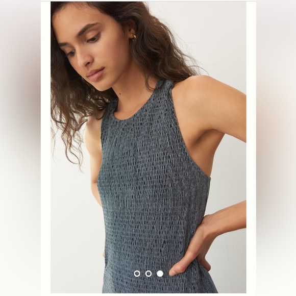 NWT Anthropologie Maeve Adrienne twist back midi dress lg - Picture 3 of 11